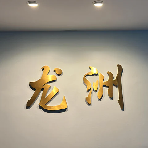 Long Zhou 龙洲 signage at Woodlands office